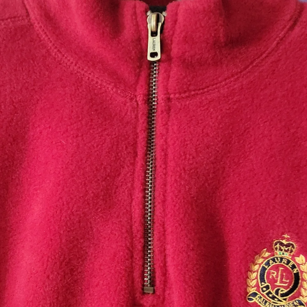 Ralph Lauren pullover, PM, Red (deep poppy), NWT - Picture 3 of 7